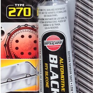 VERSACHEM Black Silicone 3oz