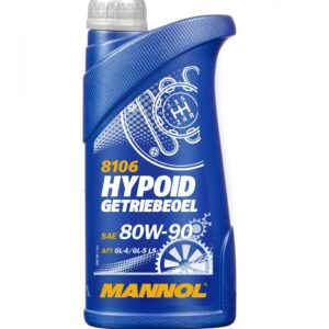 MANNOL Hypoid Gear Oil (Getriebeoel) 80W90, 1 Litre (1 quart)