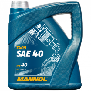 MANNOL SAE 40 Oil 4 Litre for Gasoline and Diesel API CH-4/SJ