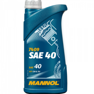 MANNOL SAE 40 Oil 1 Litre for Gasoline and Diesel API CH-4/SJ