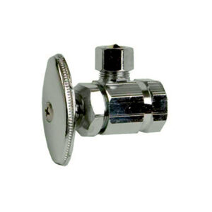 Angle Valve 1/4 Turn 3/8 x 1/2" Chrome Quater Turn