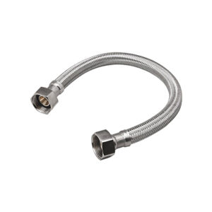 Flex Hose SS 3/8" x 1/2" Basin