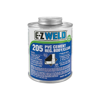 E-Z Weld PVC Reg Body Clear Cement