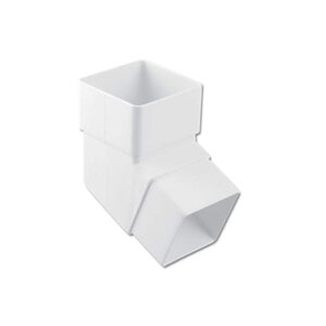 Gutter Downpipe Square Bend Elbow 3" x 112 Deg