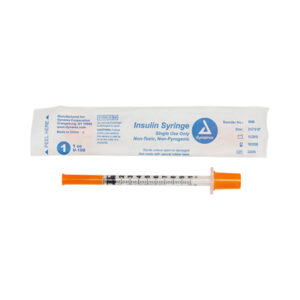 Insulin Syringe N/S  - 5/16" needle - Indiv Wrapd (100's)