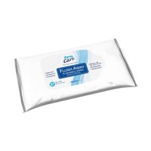 Flushable Wipes (Adult) flow pack, 9x13, (24's)
