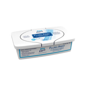 Flushable Wipes (Adult) tub pack, 9x13, (60's)