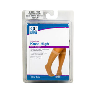 Stocking Knee Hg 20-30Mm Black Medium/Large/Extra Large, 1 Pr