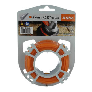Trimmer Line, Orange, .095" (2.4mm) 47' (14.6m) - (Sold as 1/2 Case of 12 Only)