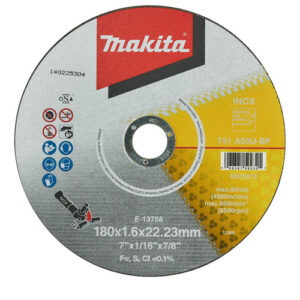 MAKITA Stainless Steel Cutting Disc 7"/180MM (10/40)