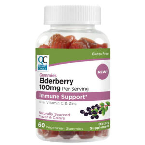 Elderberry 100mg Gummies w/ Vit C & Zinc 60's (C12)