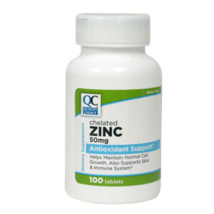 Zinc Chelated Antioxidant Support 50mg Tabs 100's (C12)