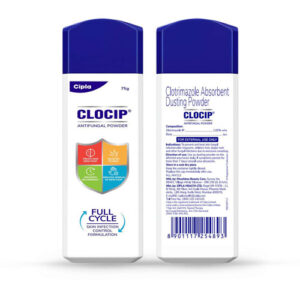 Antifungal (Clotrimazole) Absorbant dusting Powder 100gm - CIPLA® CLOCIP®