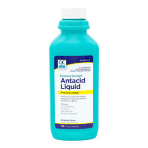 Antacid Liquid 355ml / 12oz Reg-STR ORIGINAL - QC® .. cmp to MYLANTA® Reg-Strenth