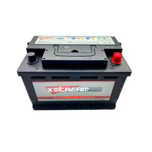 XSTREAM DIN Battery 12V 43A 450CCA Maintenance Free 54321 Left Hand