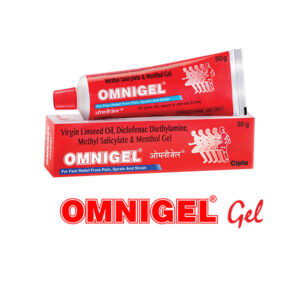 Diclofenac Gel 50g with (Virgin Linseed Oil & Menthol) - CIPLA OMNIGEL®