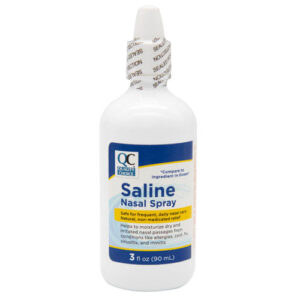 Nasal Relief Spray SALINE 3oz - QC® .. cmp to OCEAN®