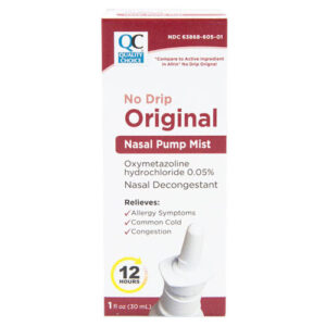 Nasal Pump Mist (No Drip) Original 12Hr QC® ..cmp to AFRIN®