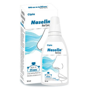 Nasal Decongestant Spray 12Hr 10ml (Oxymetazoline Hydrochloride) - CIPLA® - NASELIN™