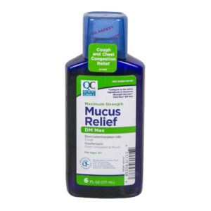 Mucus Relief Liquid (Max strength) DM Max 177ml - QC® .. cmp to MUCINEX® FAST-MAX
