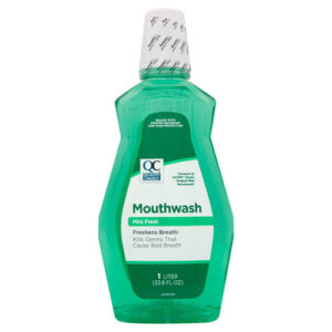 Mouthwash, Mint, Green (33.8oz) - QC® .. Cmp to SCOPE®