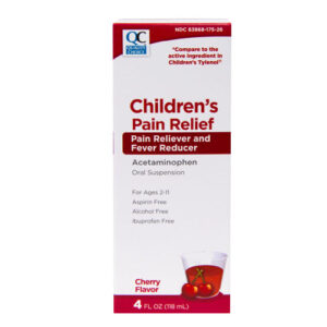Infant Acetaminophen Suspension Cherry - QC .. cmp to TYLENOL® Infant)