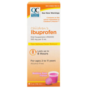 Ibuprofen Childrens Oral Susp BUBBLE GUM 4oz - cmp Children,s MOTRIN®
