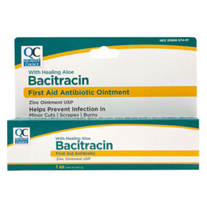 Bacitracin Ointment w/Aloe1 oz - QC® .. cmp BACTIN®
