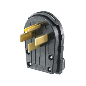 HUBBELL WIRING R SB 30 Amp-50 Amp 3-Pole 4-Wire Plug Black