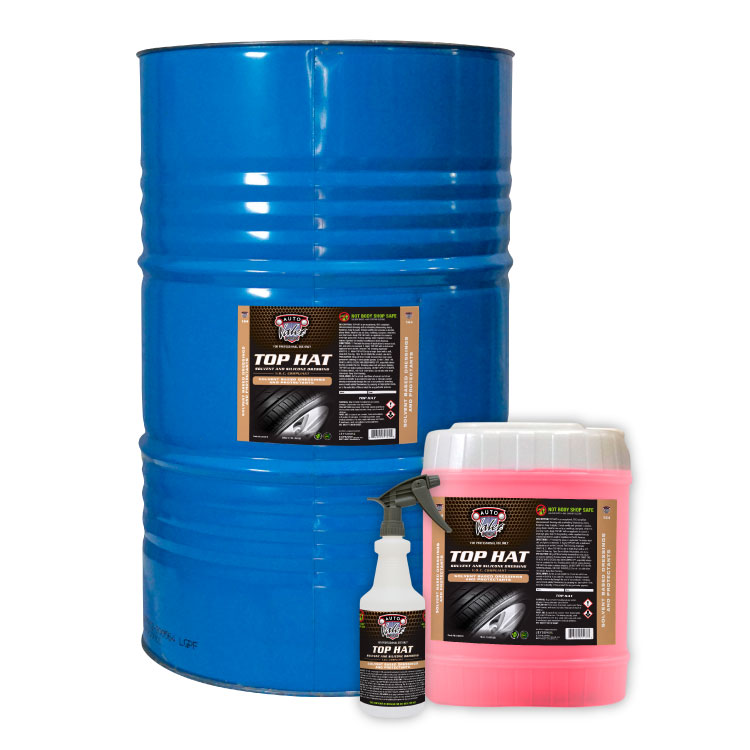 TOP HAT  SOLVENT AND SILICONE DRESSING