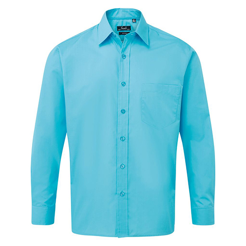 Premier Men's Long Sleeve Poplin Shirt