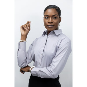 Premier Ladies Long Sleeve Poplin Shirt